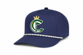 Signature Edition-Blue w/ silver & white Rope Hat
